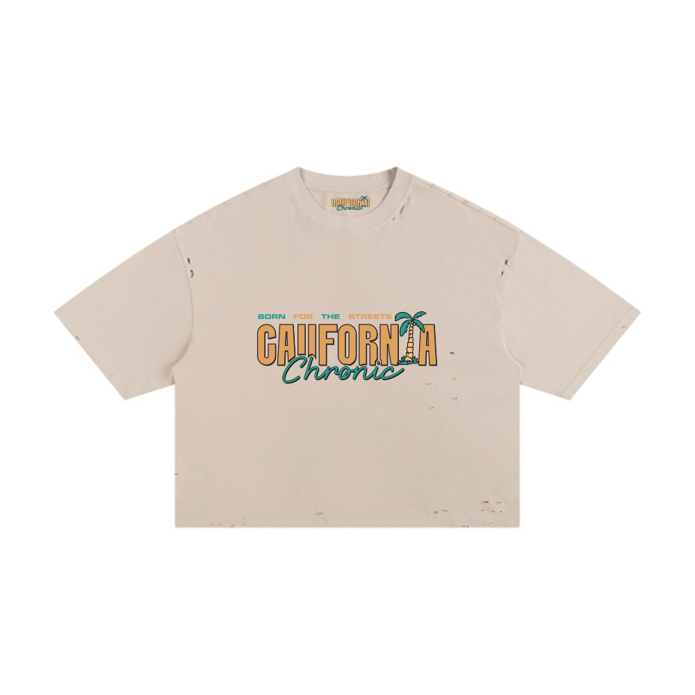 Classic Frayed Boxy Tee
