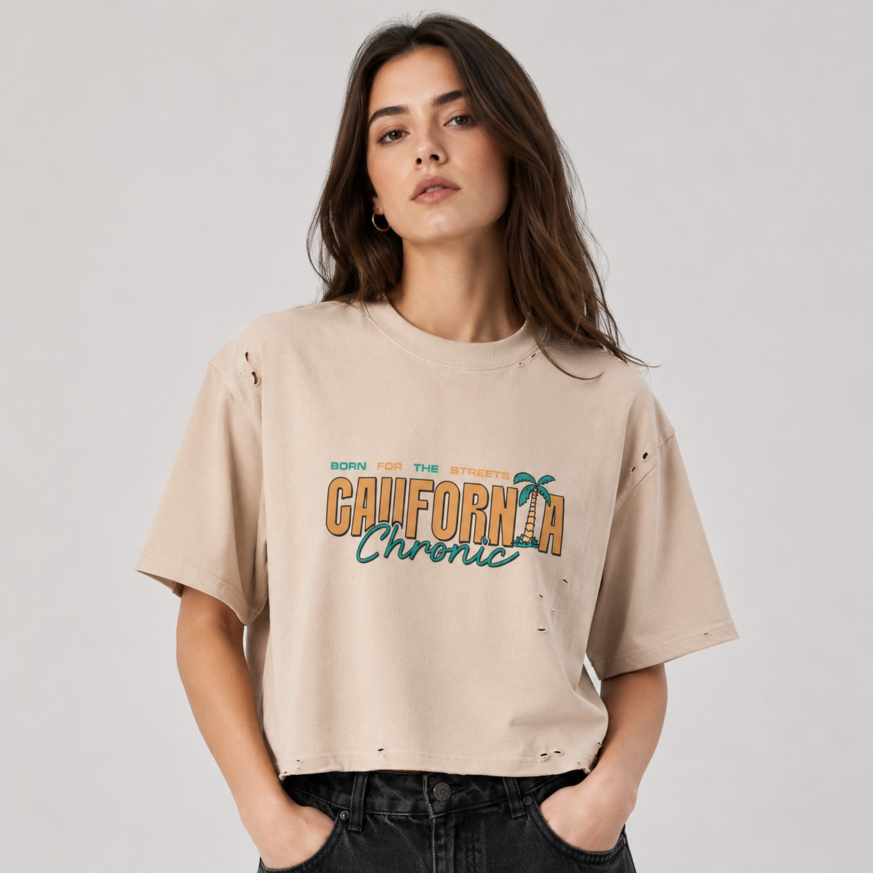 Classic Frayed Boxy Tee