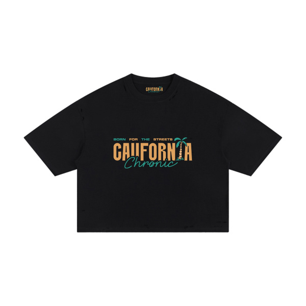 Classic Frayed Boxy Tee