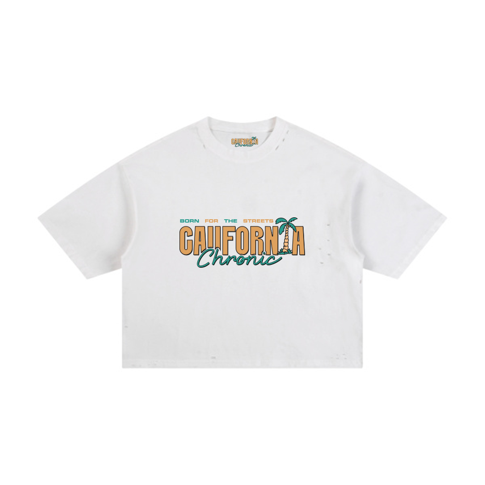 Classic Frayed Boxy Tee