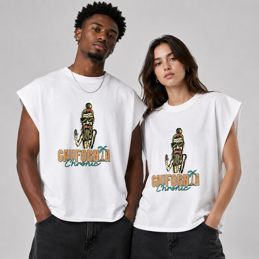 Raw Edge Boxy Non-Shrink T-Shirt
