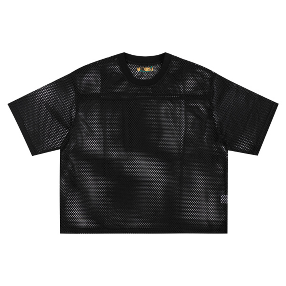 See-through Boxy Net T-Shirt