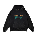 Snow Washed Loose Cotton Hoodie