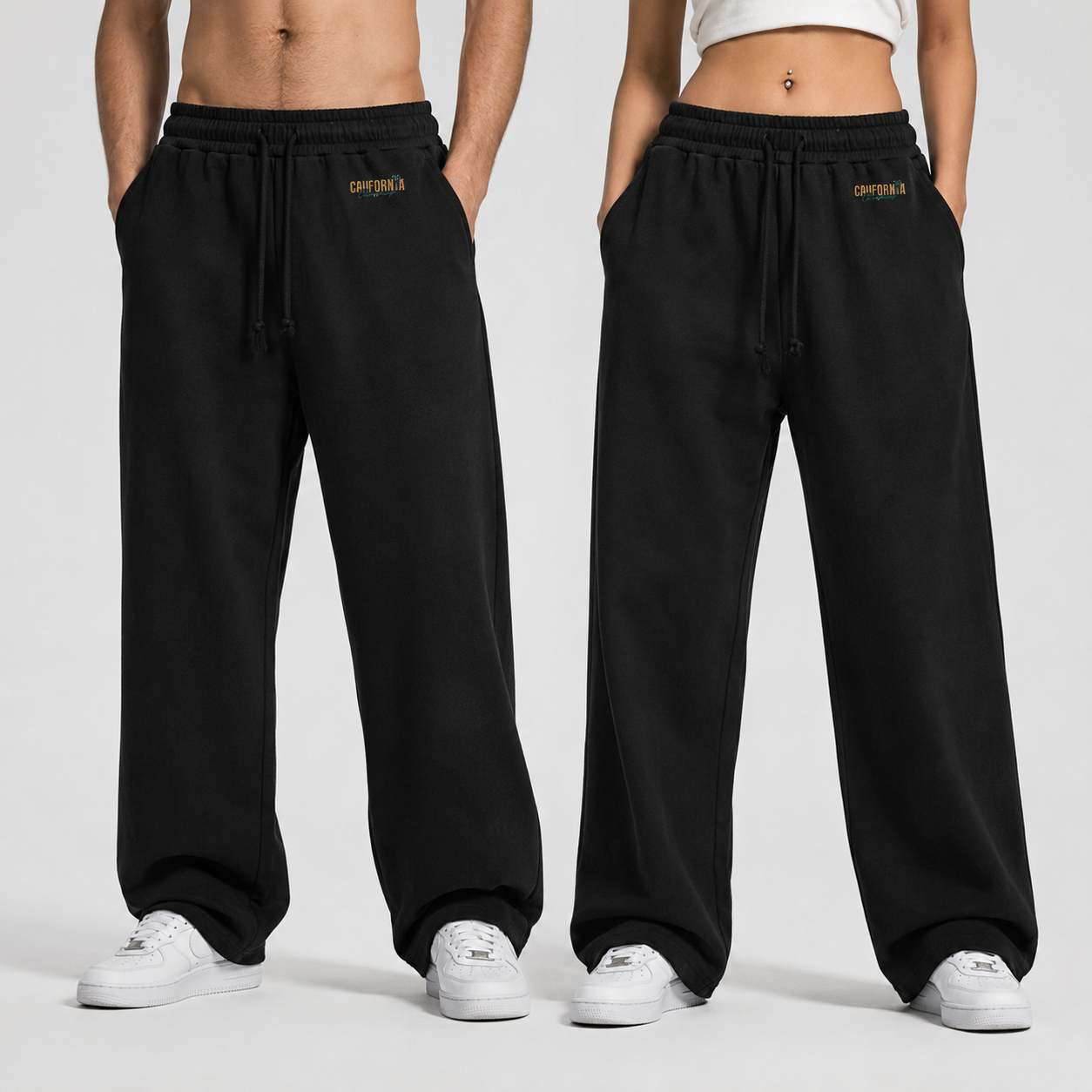 Sunfade Loose Fit Cotton Sweatpants