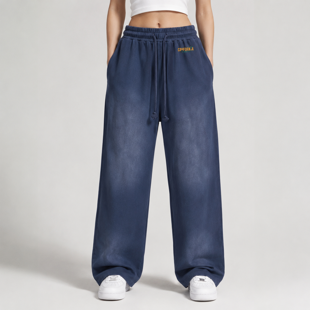 Sunfade Loose Fit Cotton Sweatpants
