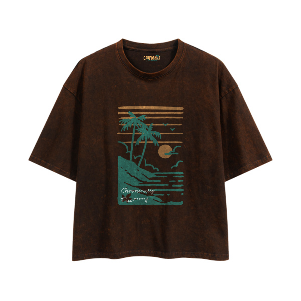Unisex Mineral Wash Boxy T-Shirt