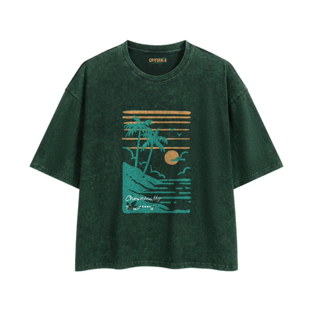 Unisex Mineral Wash Boxy T-Shirt