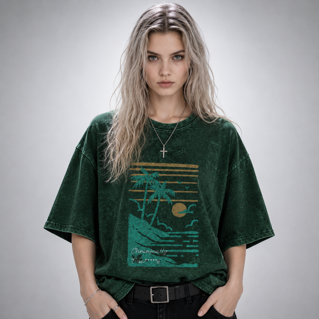 Unisex Mineral Wash Boxy T-Shirt