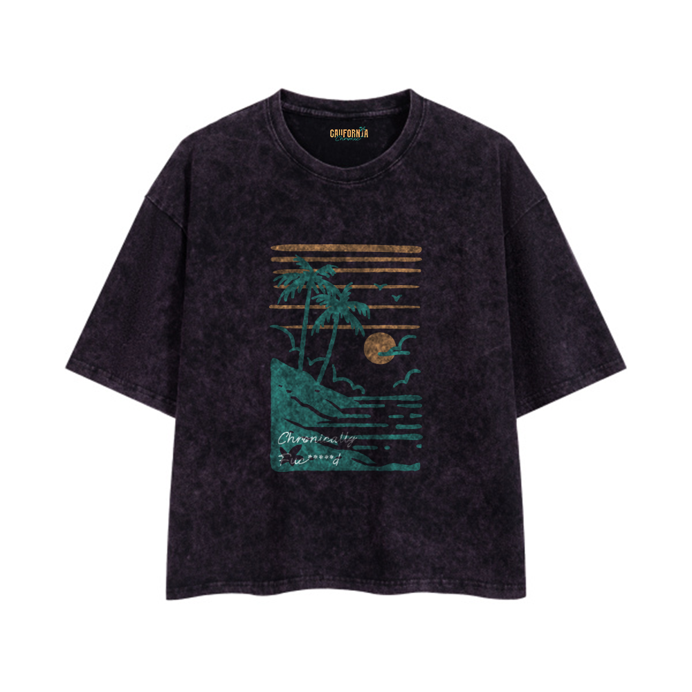 Unisex Mineral Wash Boxy T-Shirt