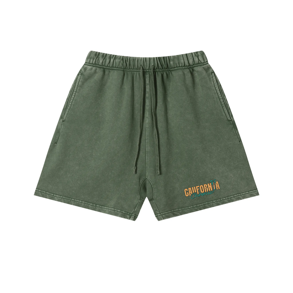Unisex Vintage Wash Cotton Shorts