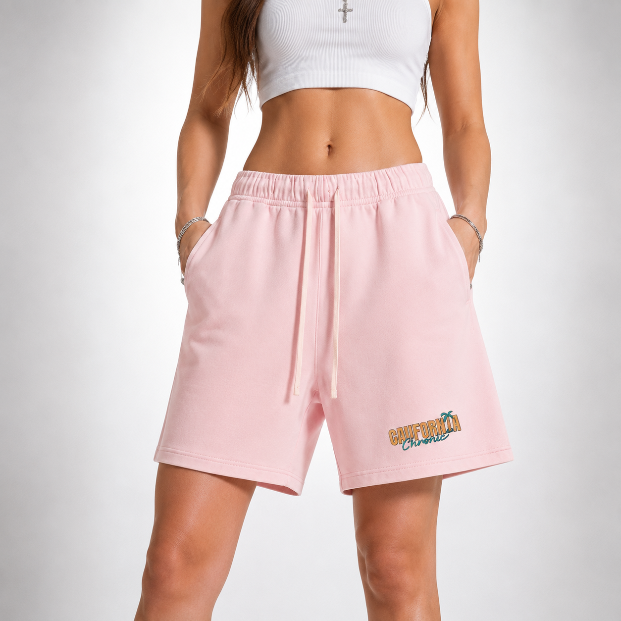 Unisex Vintage Wash Cotton Shorts