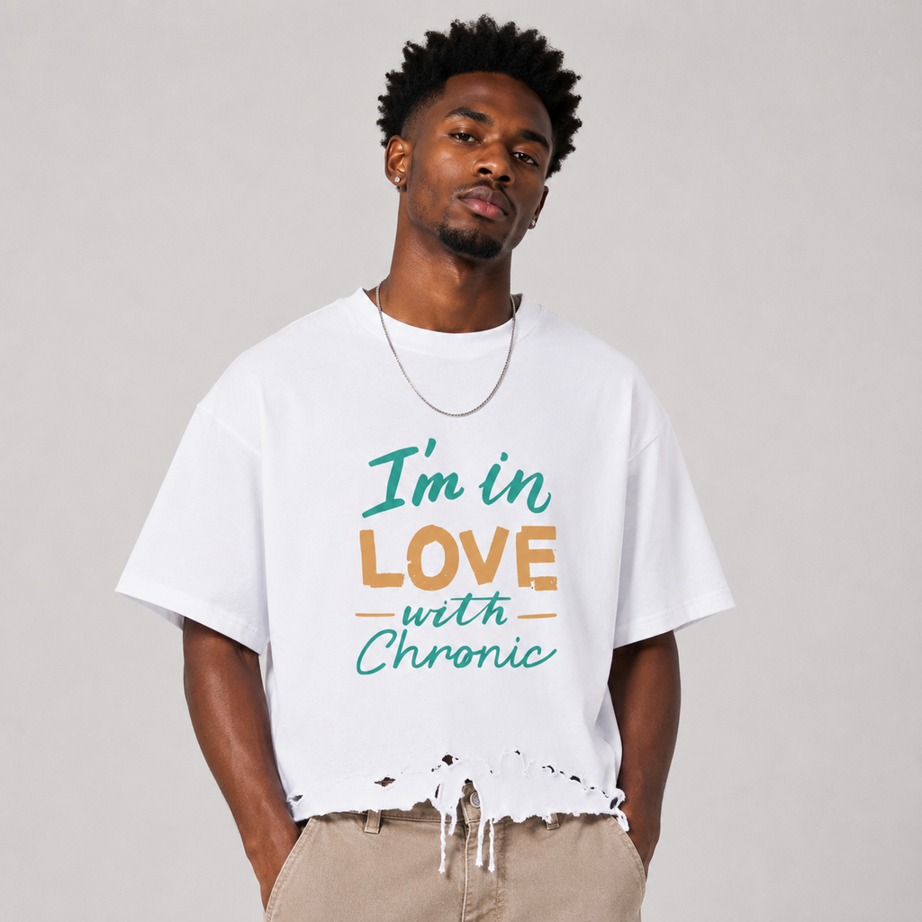 Vintage Wash Boxy Distressed Hem T-Shirt